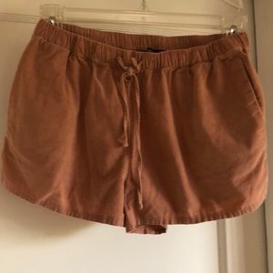 Rose Corduroy Shorts